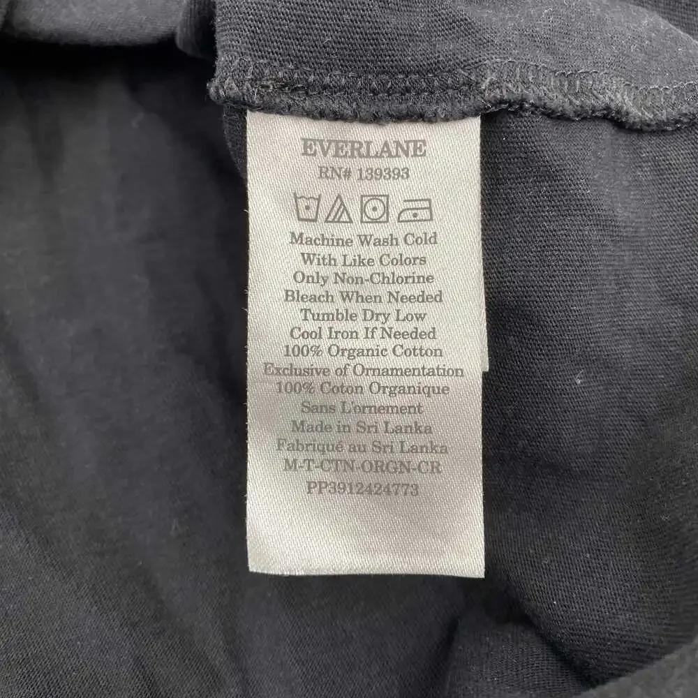 Everlane Black Short Sleeve Tee | Cotton Regular M Men’s - Picture 4 of 6